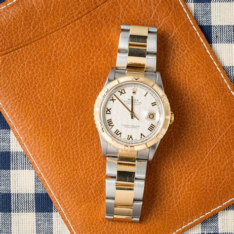 gents two tone oyster band datejust rolex new model16263